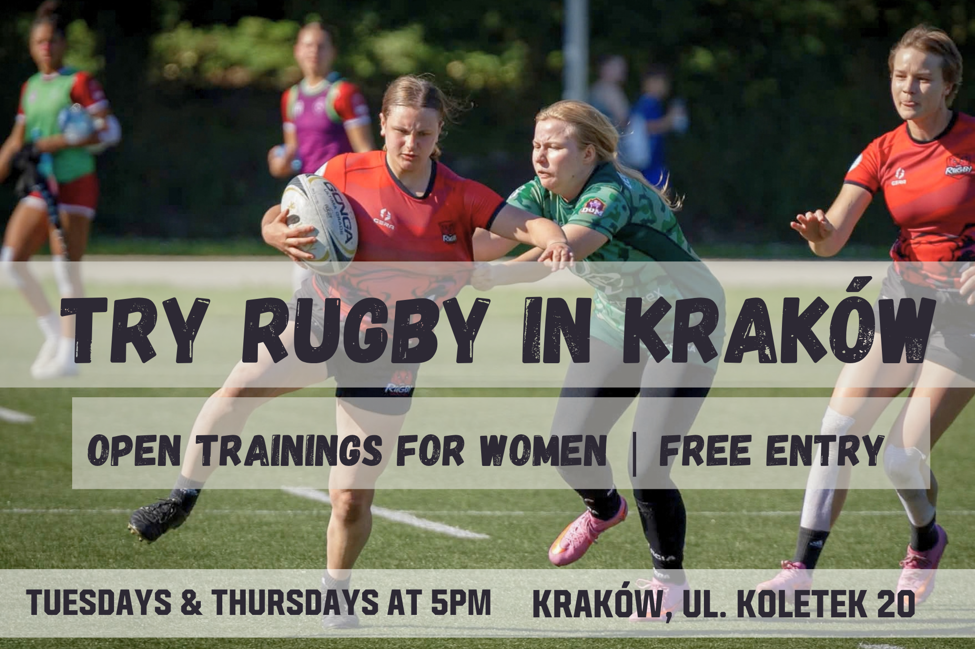 WOMEN’S OPEN RUGBY TRAINING