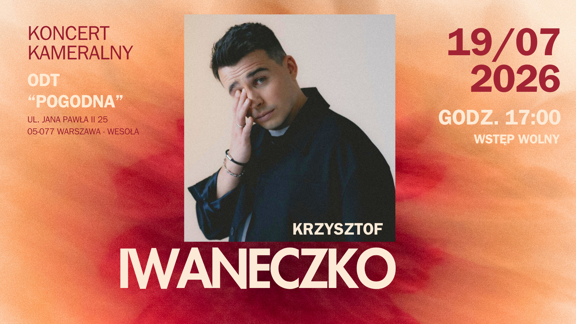 Koncert Krzysztof Iwaneczko