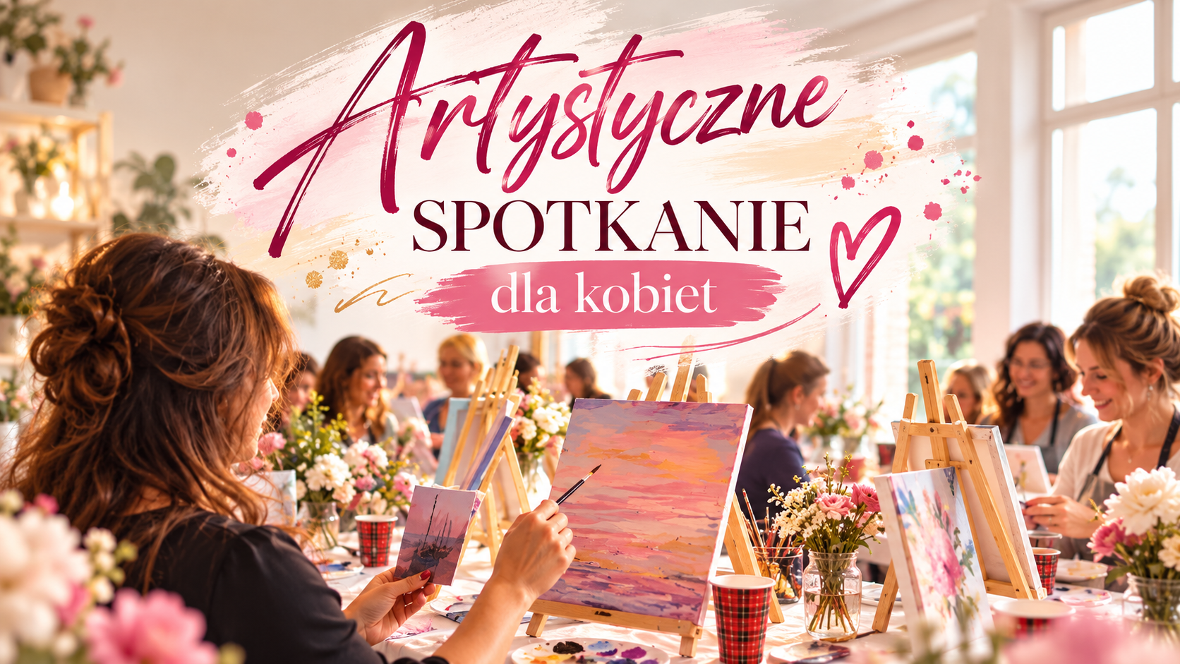 Artystyczne spotkanie dla kobiet – warsztaty malowania obrazów farbami olejnymi