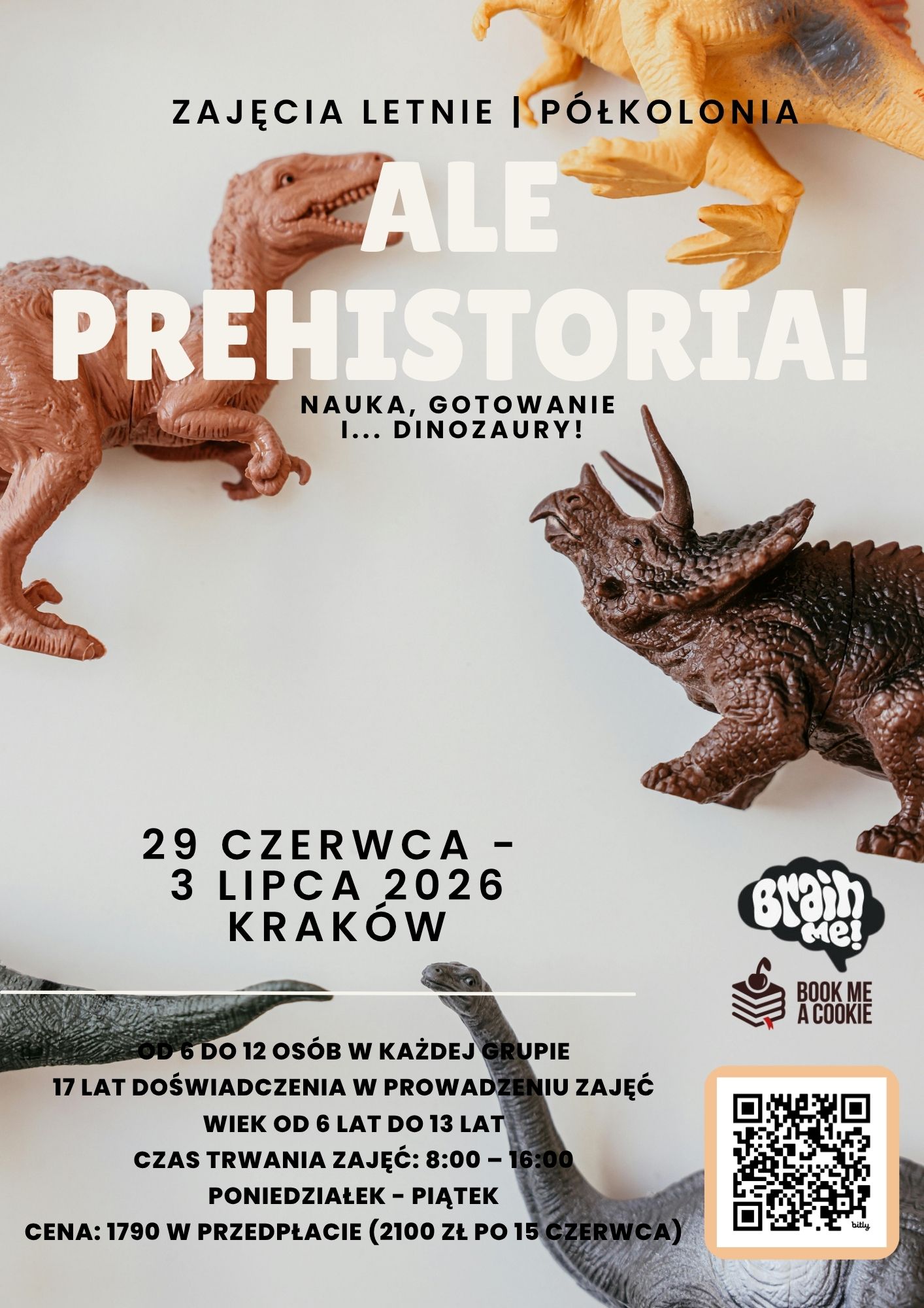 PÓŁKOLONIE 2026: ALE PREHISTORIA! DINOZAURY I GOTOWANIE 2026